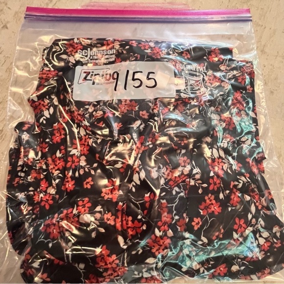 PERSEPTION CONCEPT Floral Blouse Top Ditzy Print Medium - Picture 14 of 16